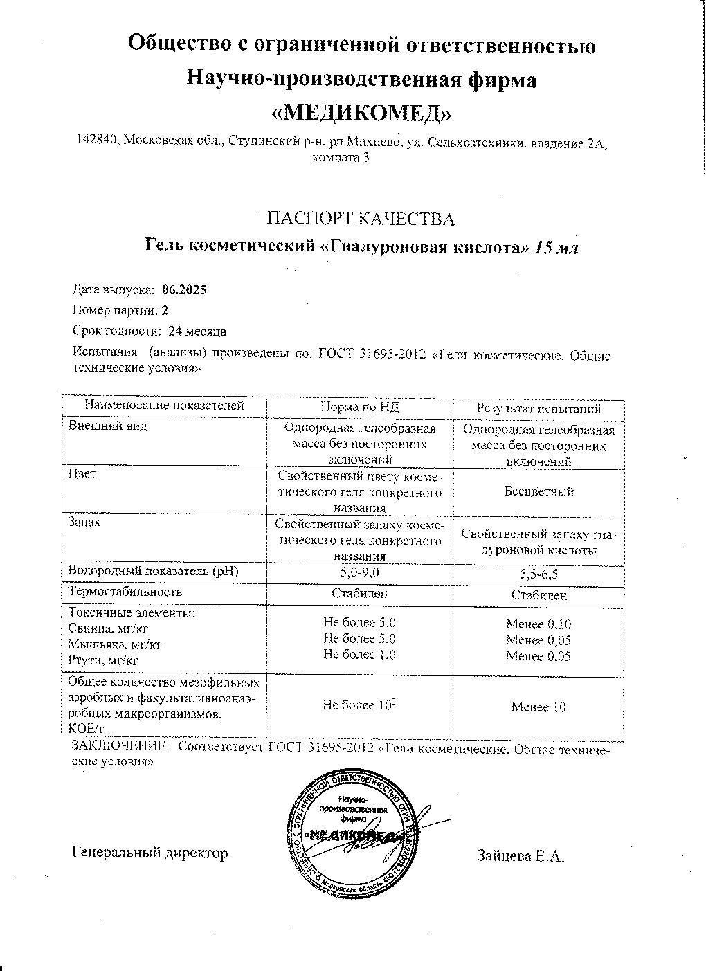 Паспорт №062025